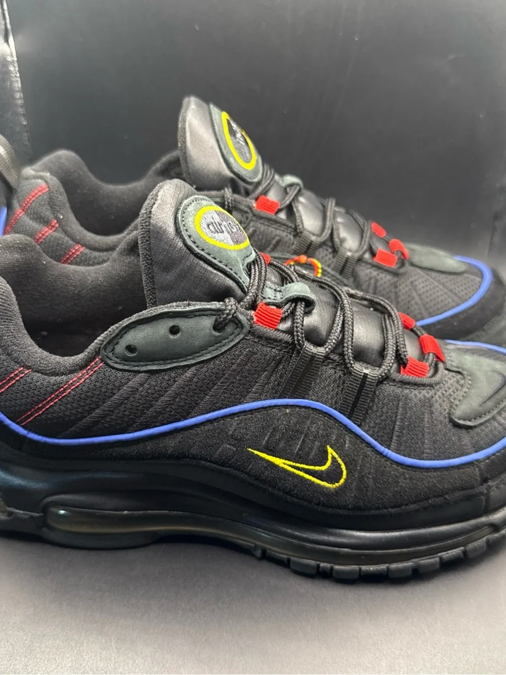 Size 7.5 - Nike Air Max 98 98 Graphics, CD1537-001, Clean, No Box, Good Cond
